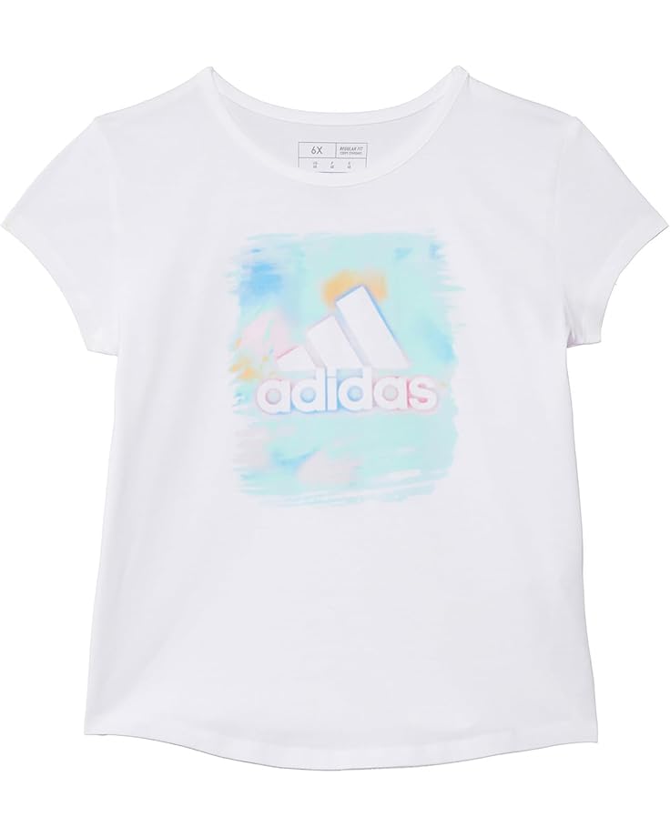 

Футболка adidas Kids Essential Tee S24(Toddler/Little Kid), цвет White Lt Blue