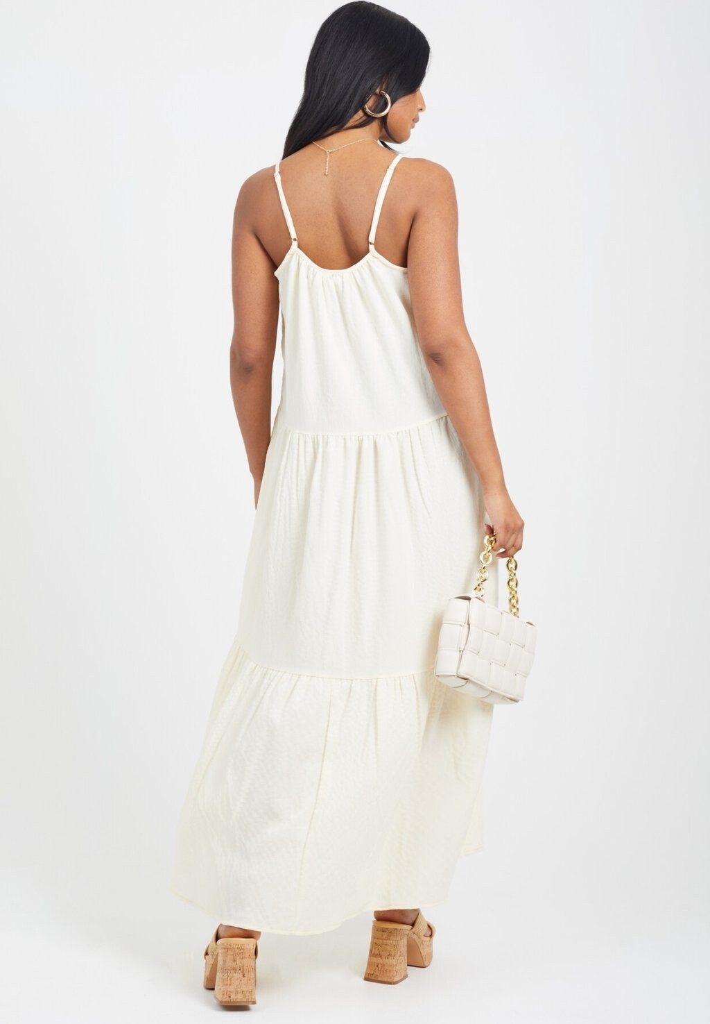 

Платье макси ROBYN STRAPPY SMOCKED Brave Soul, светло-желтый