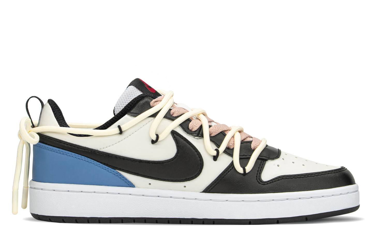 

Кроссовки Nike Court Borough Series Skateboard Shoes Women's Low-Top Black Blue