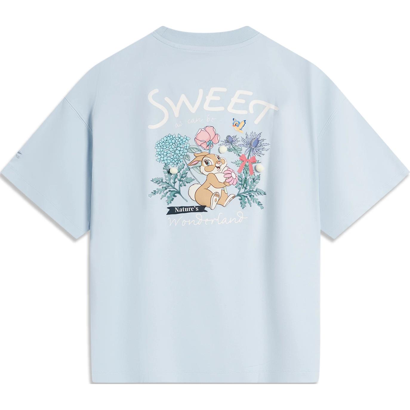 

Женская футболка LiNing Sports Life Collection Cloud Blue, Cloud Blue
