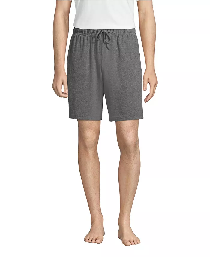 

Мужские трикотажные пижамные шорты Lands' End, серый