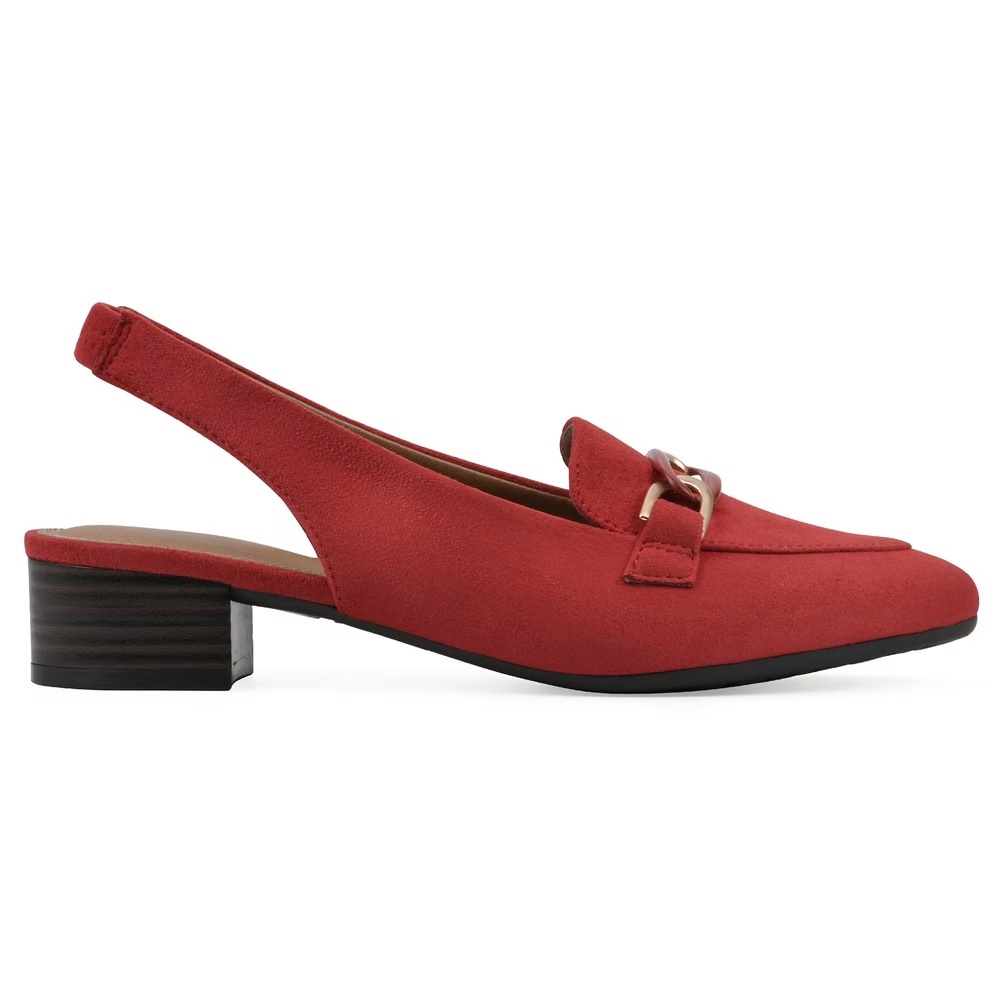 Туфли-лодочки на ремешке Boreal White Mountain, cruella red fabric — фото 2