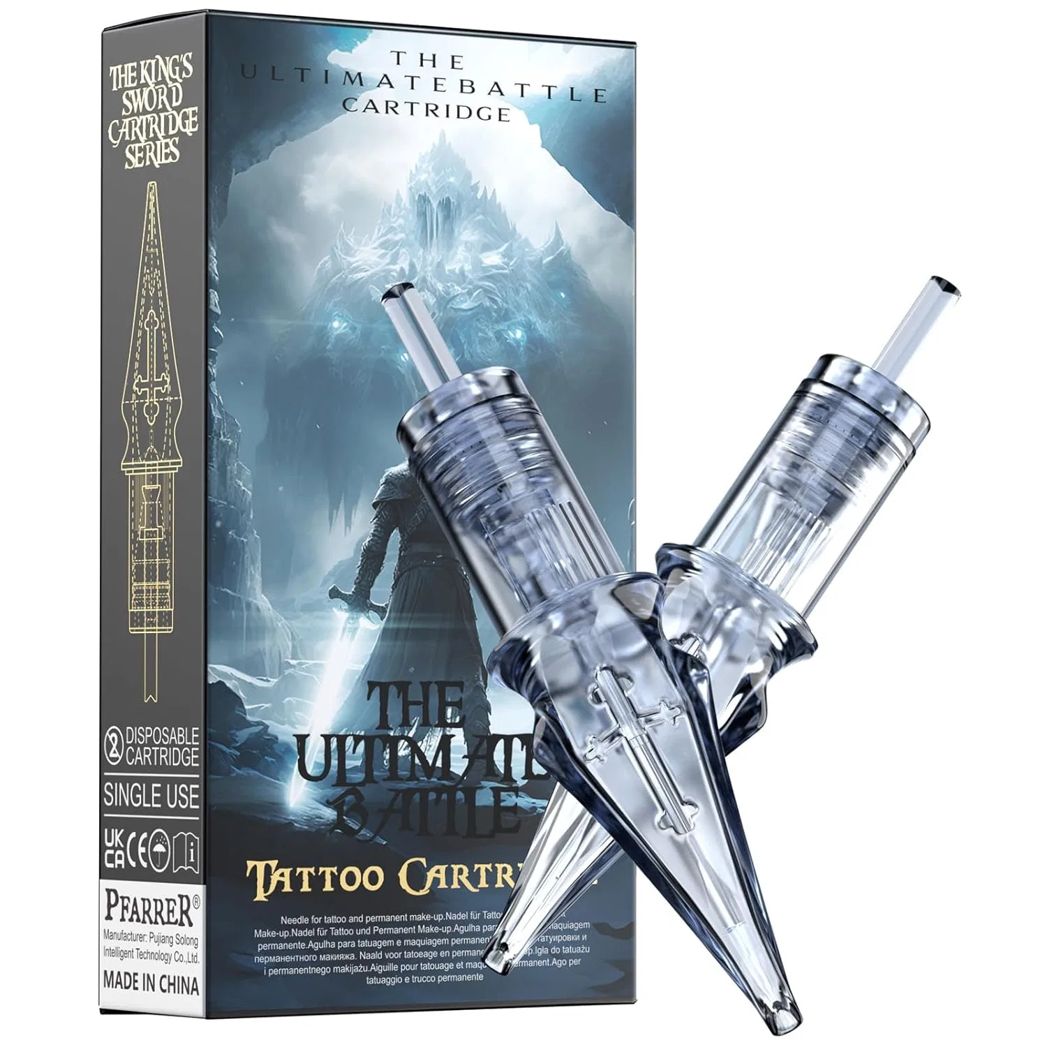 Набор игл для тату «Bugpin 5 Round Liner X-Taper» от PFARRER (20 шт.) ‎Pfarrer