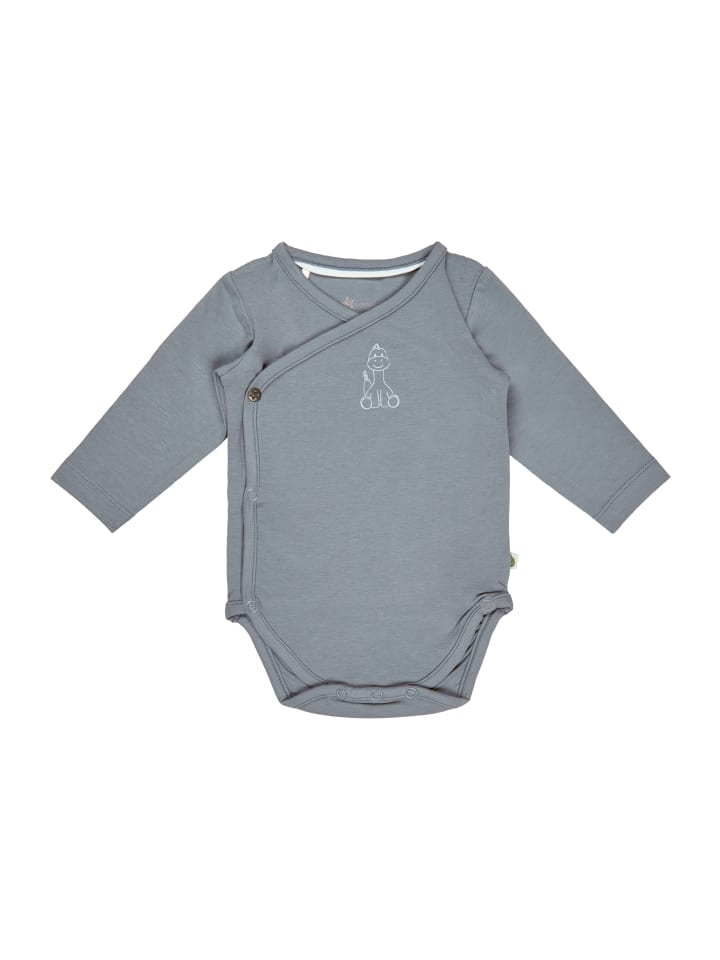 

Sterntaler Боди с длинными рукавами Rexi сине-серого цвета