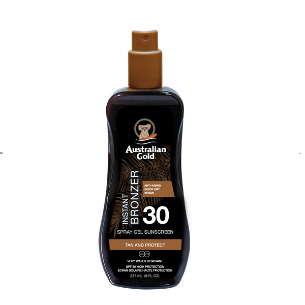 

Гель-спрей для загара с бронзатором spf30, 237 мл Australian Gold