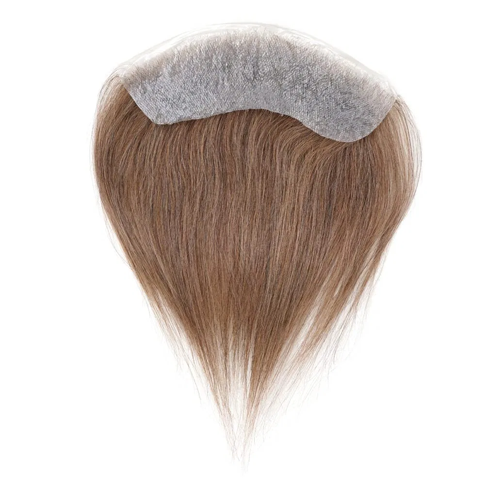 Мужской парик Lordhair Toupee из европейских натуральных волос, V-Loop Lordhair, Dark Blonde Brown 18# — фото 4