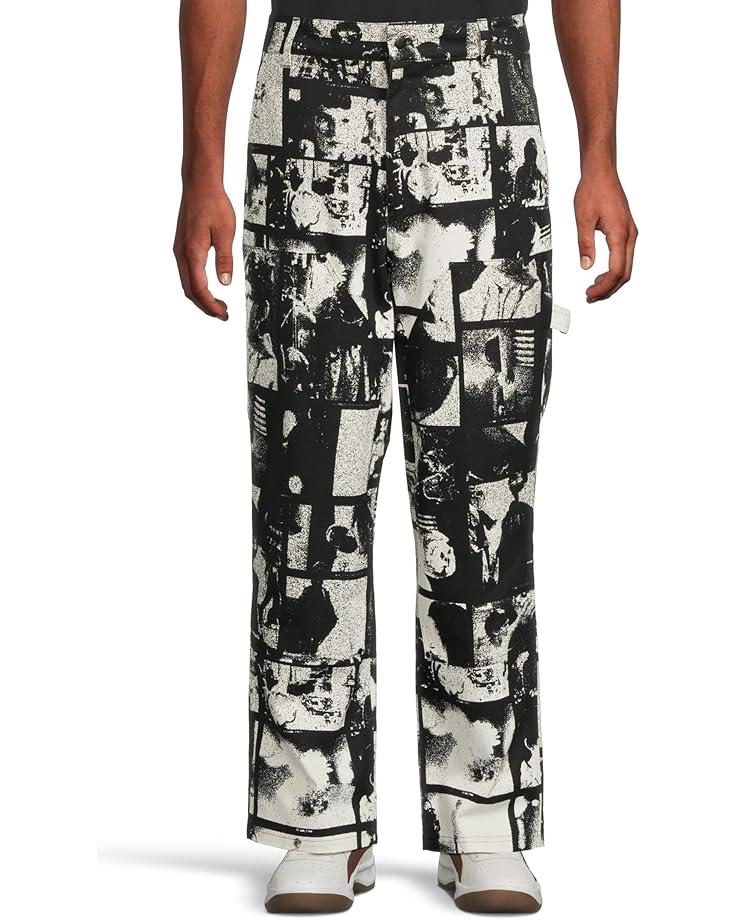 

Мужские брюки PUMA Hoops X E.T. Twill, Puma Black/Aop