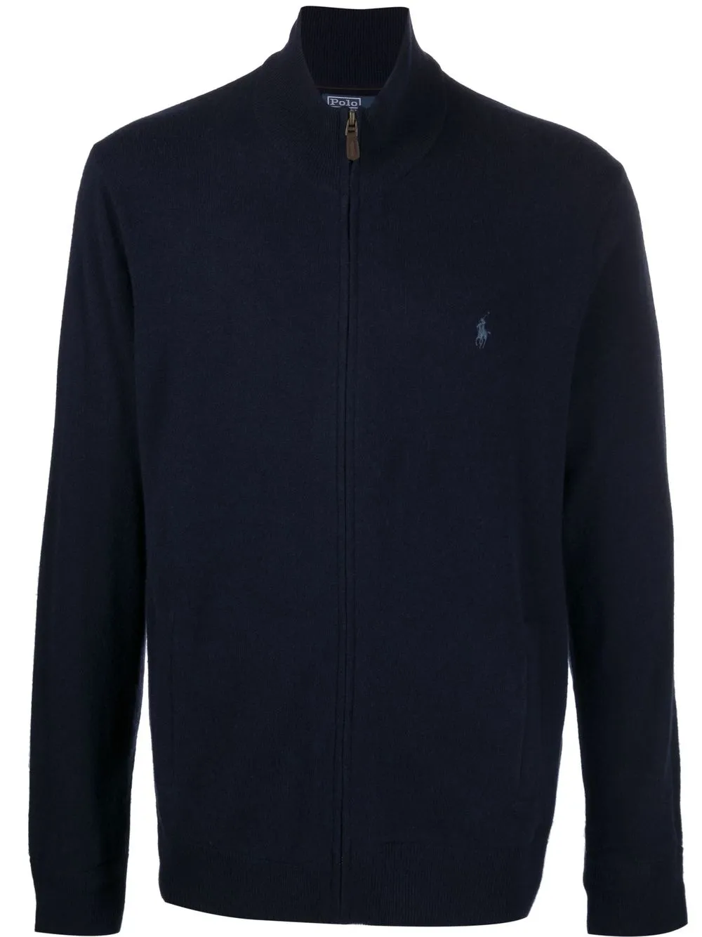 

Кардиган на молнии с вышитым логотипом POLO RALPH LAUREN, синий