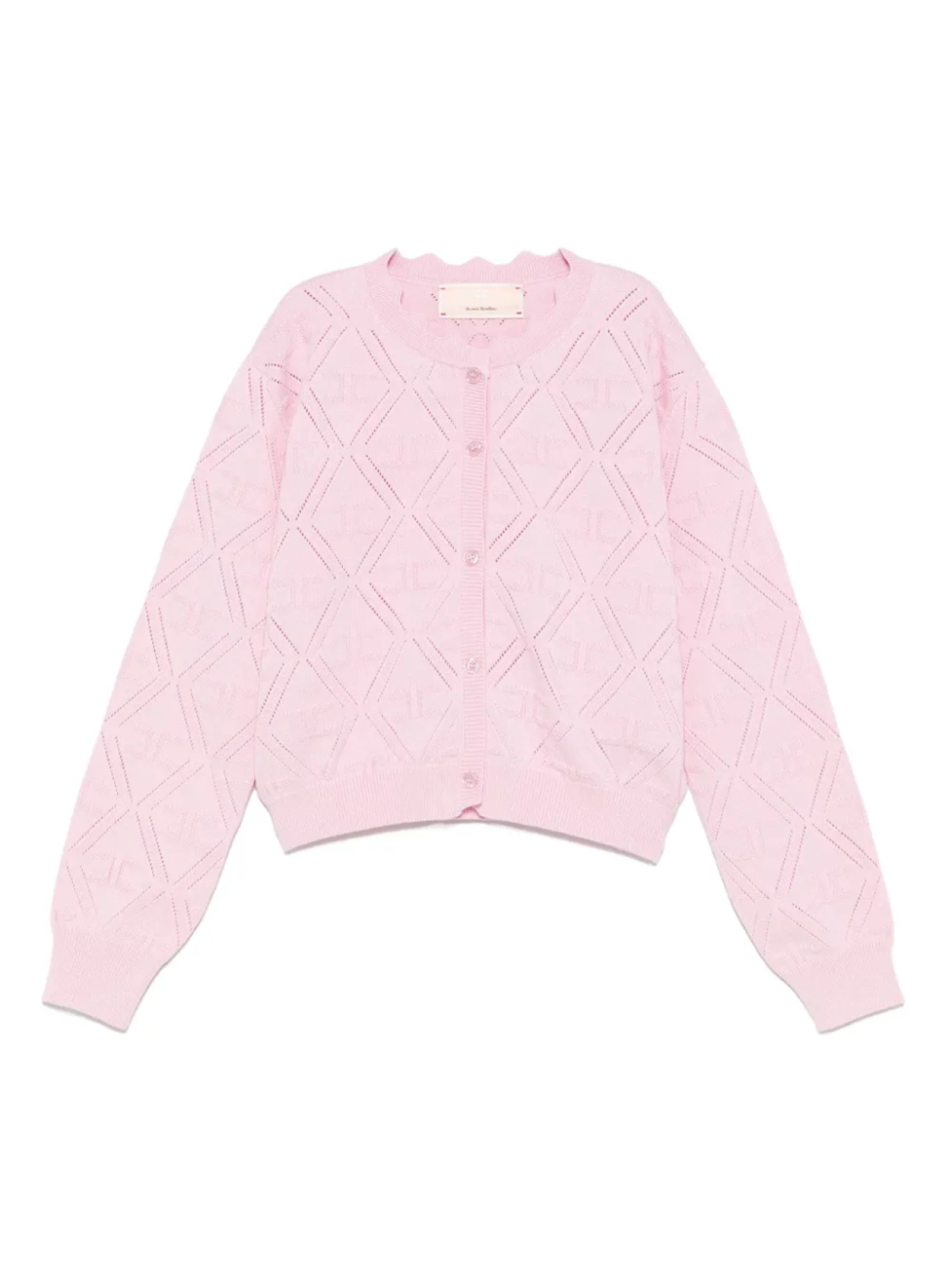 

Elisabetta Franchi La Mia Bambina кардиган с вышивкой, розовый