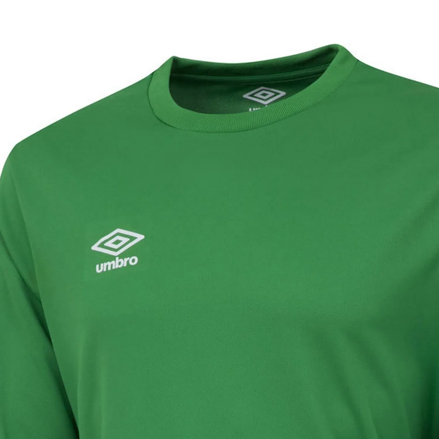 Футболка с длинным рукавом с логотипом Umbro, изумрудный — фото 3
