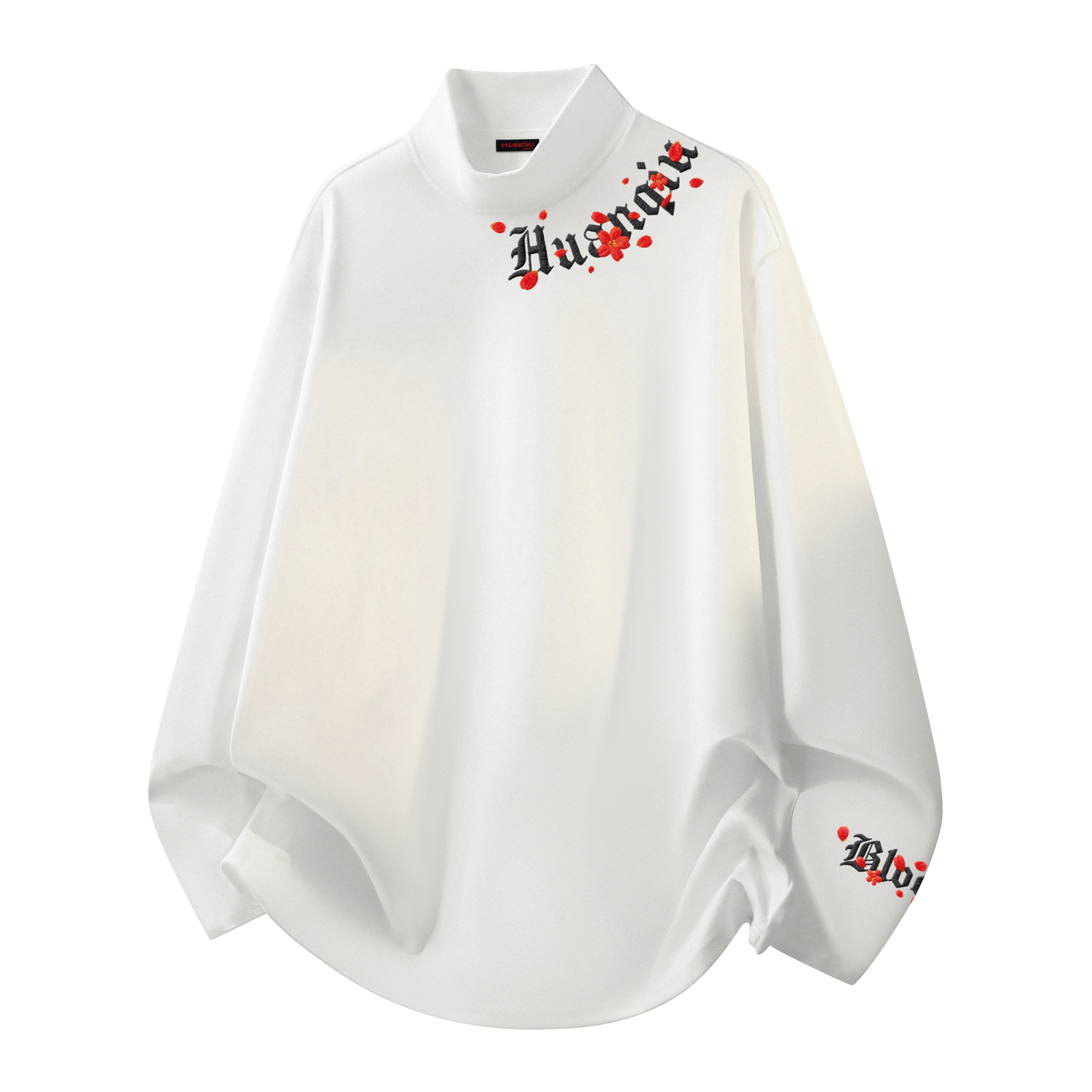 

Футболка с длинным рукавом Unisex HUANQIU, белый