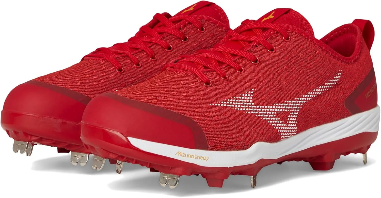 Гимнастические кроссовки Mizuno Dominant 4 для мужчин, белый/красный — фото 2