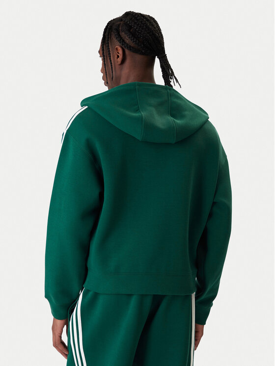 Свитшот loose fit adicolor Spacer KD4085 Adidas, зеленый — фото 3