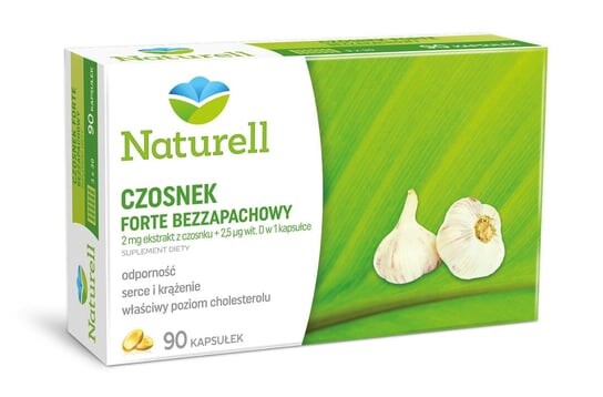 

Naturell, Чеснок Форте, без запаха, 90 капсул