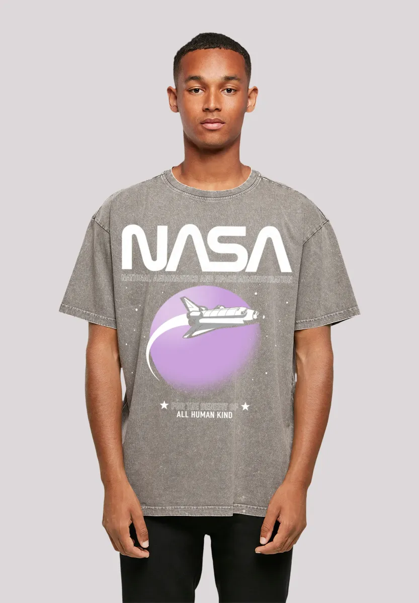 

F4NT4STIC Футболка "NASA Shuttle Orbit", принт, цвет Asphalt