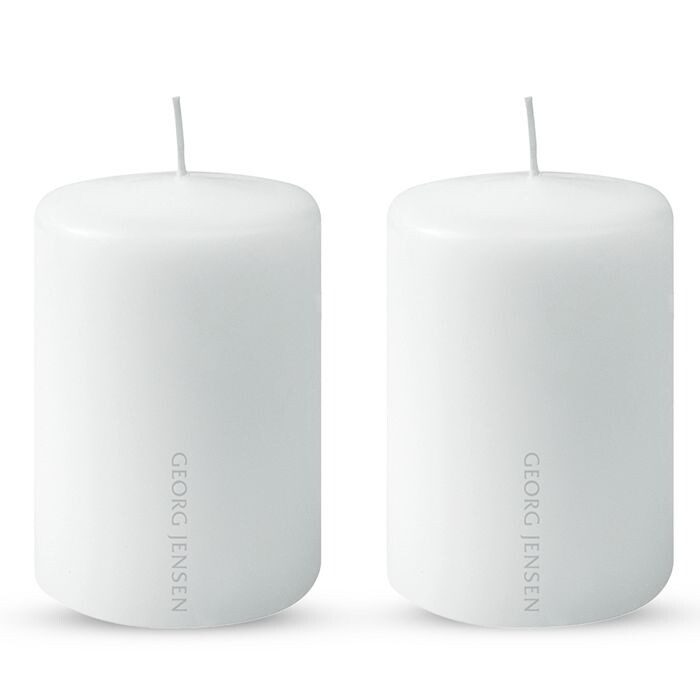 

Georg Jensen Парафиновые свечи, набор из 2 шт, белый