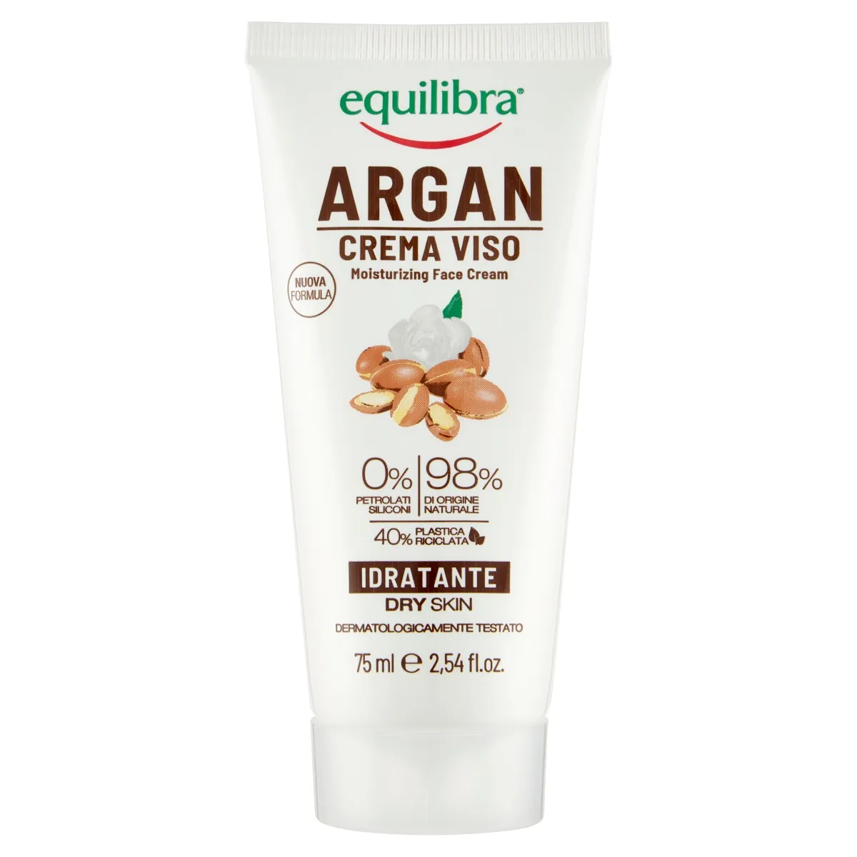 

Equilibra Argan Увлажняющий крем для лица 75 мл Увлажняет кожу