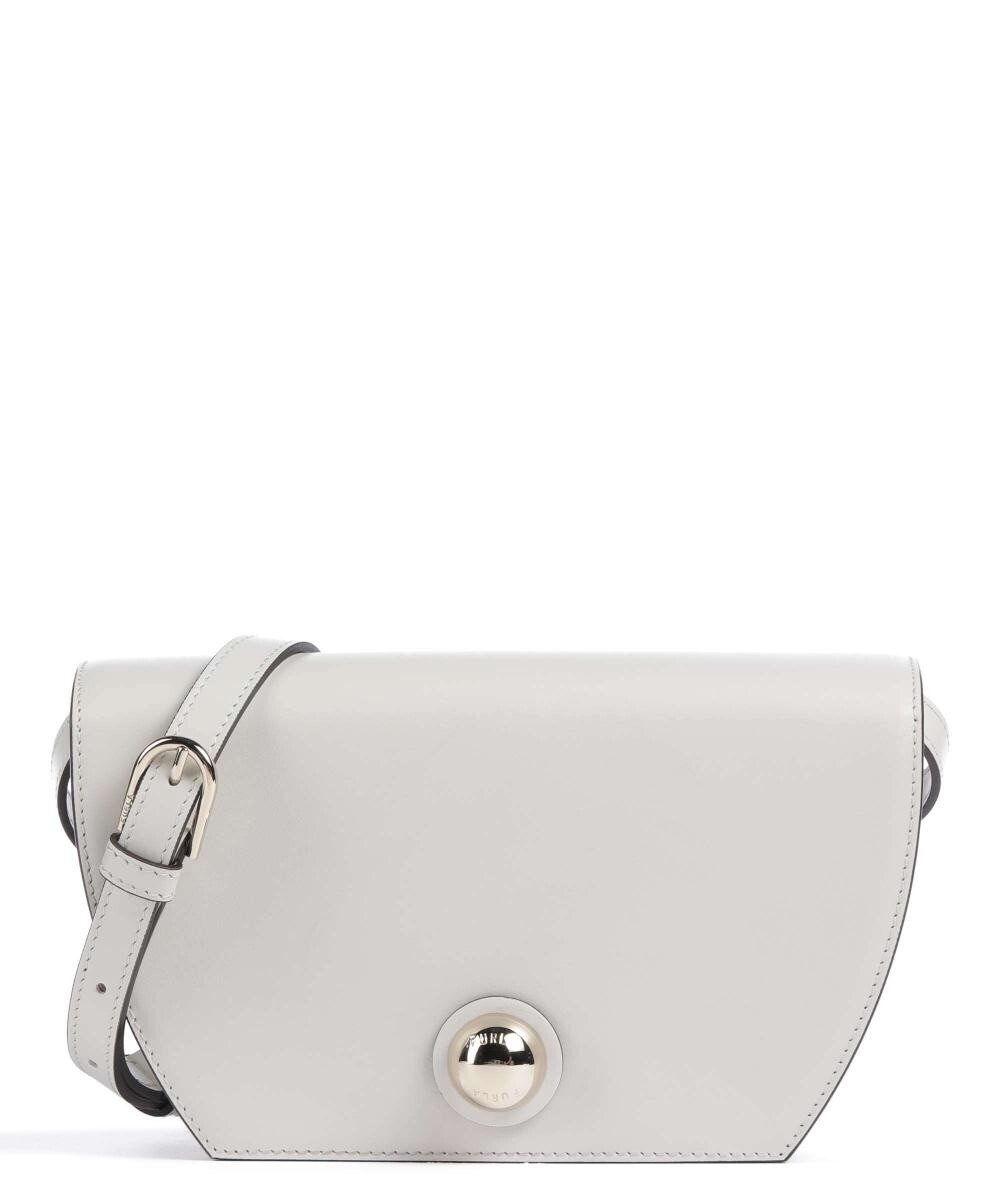 

Мини-Сумка через плечо Sfera из мелкозернистой кожи Furla, белый
