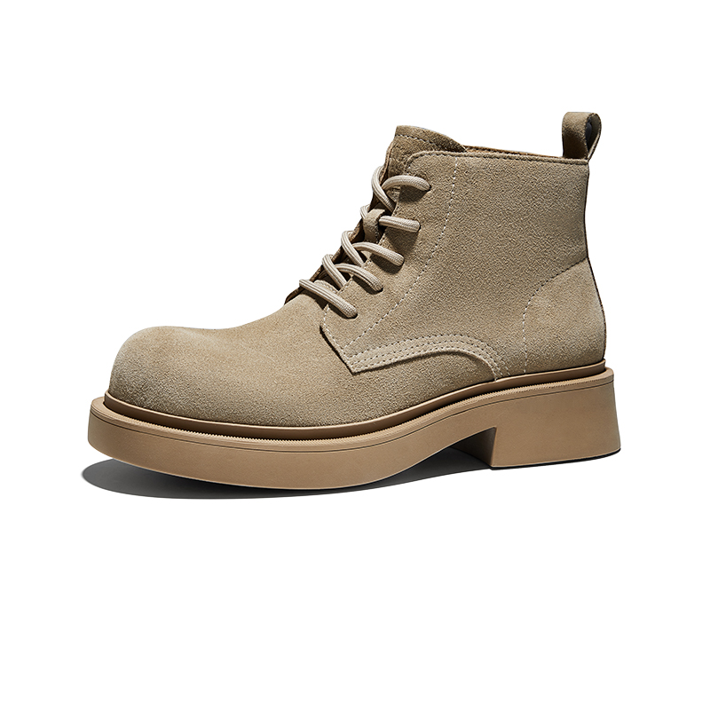 

Hautton Jeans Жёлто-коричневые короткие мартинсы мужские, цвет Yellow Brown