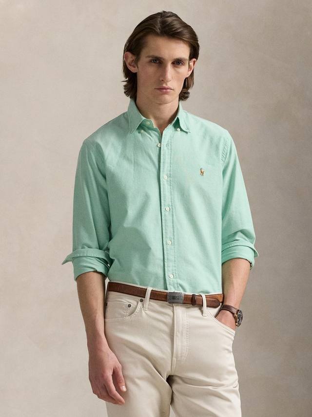 

Оксфордская рубашка Polo Cotton Regular Fit Ralph Lauren, Summer Emerald
