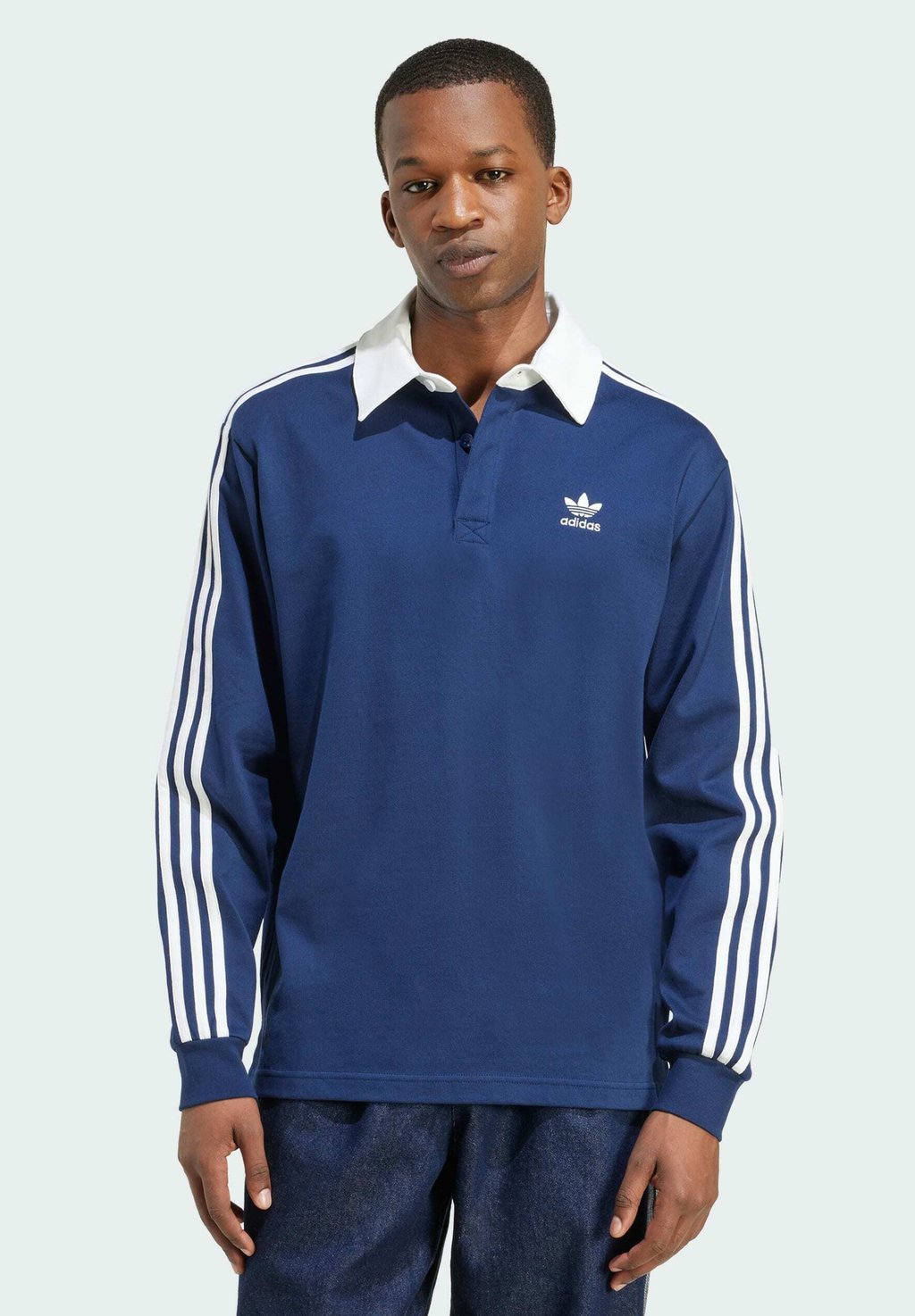 

Поло Maglietta a manica lunga Adidas Originals, синий