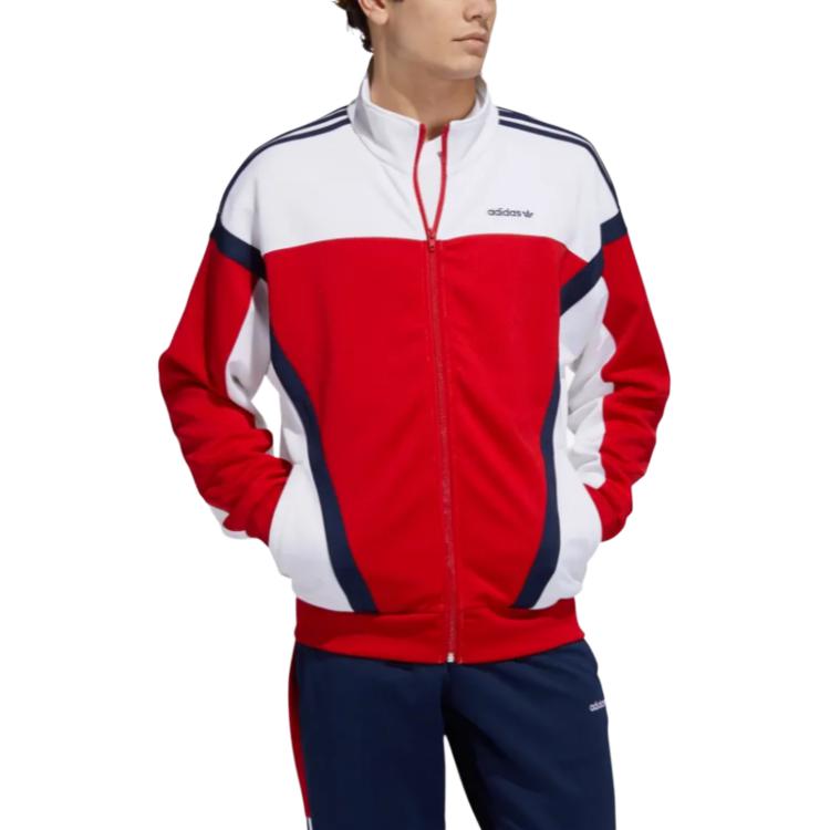 Adidas Originals Красная мужская куртка, Red — фото 3