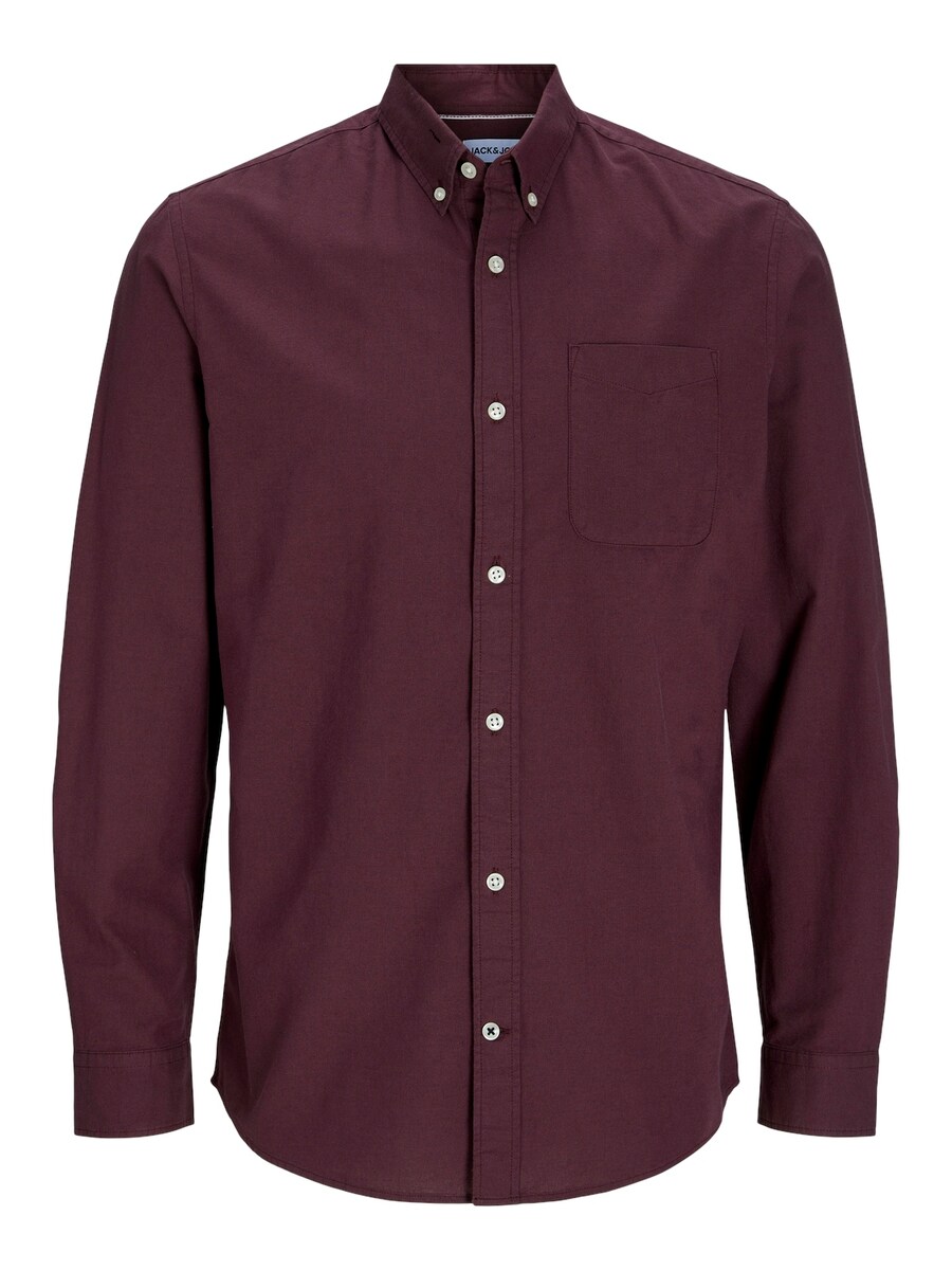 

Повседневная рубашка JACK & JONES Slim fit Button Up Shirt, красный