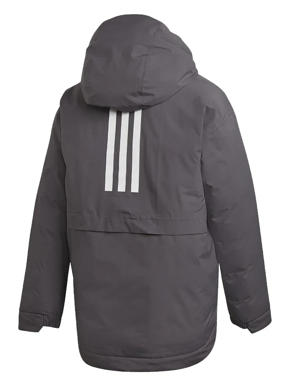 Куртка Rain.Rdy с капюшоном и полосками Adidas, серый — фото 2