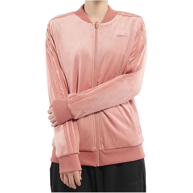 Куртка женская темно-розовый Adidas Neo, цвет Deep Pink — фото 4
