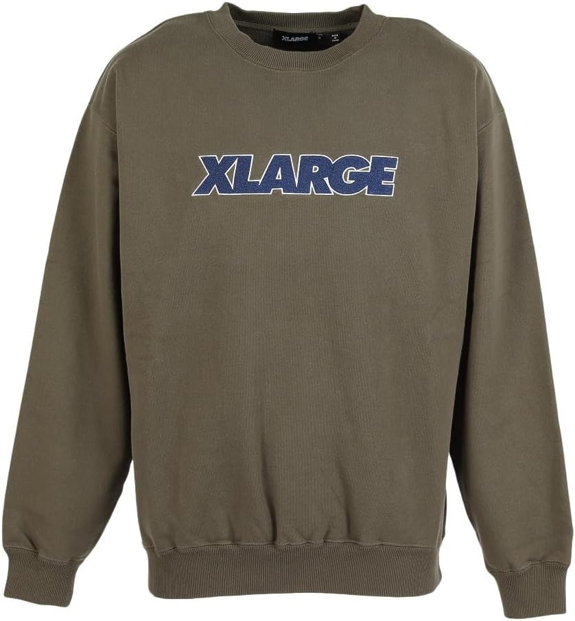

Толстовка размера XLARGE со стандартным логотипом и круглым вырезом, мужская, зеленый