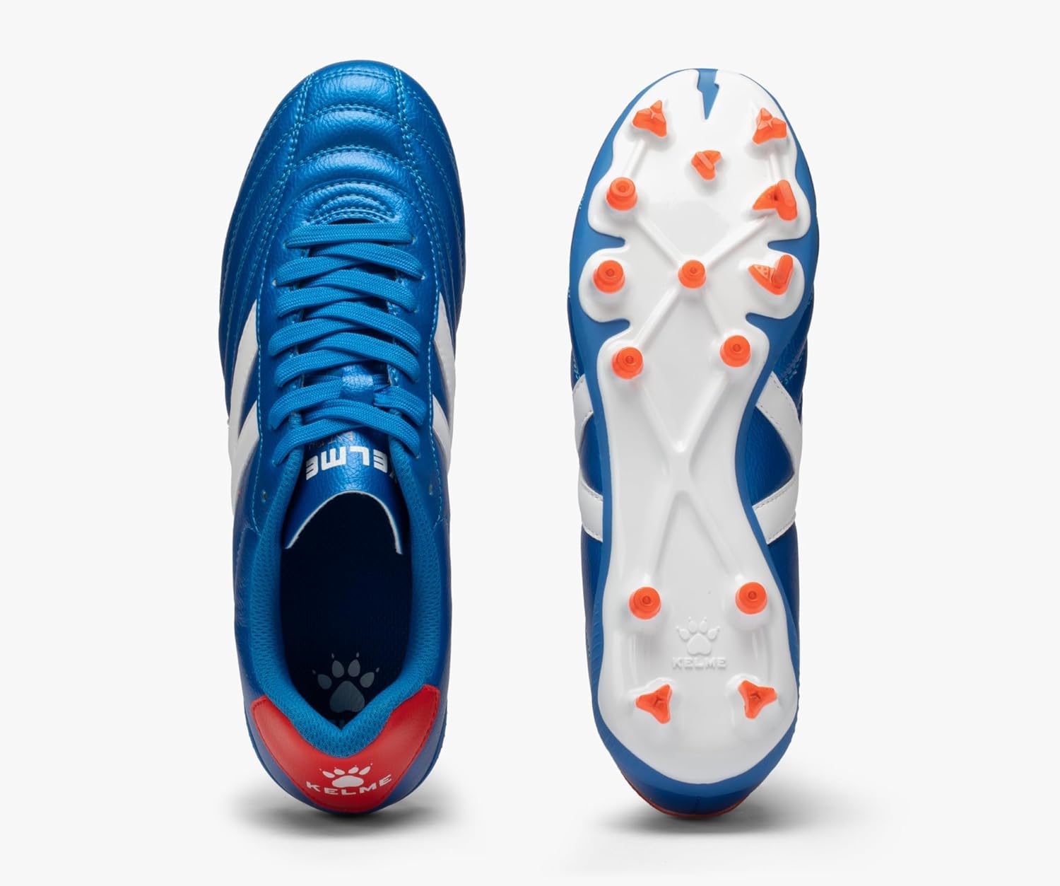 Мужские футбольные бутсы KELME Nebula, для твердого и искусственного покрытия, для игры в футбол, регби и бейсбол на улице, синий — фото 3