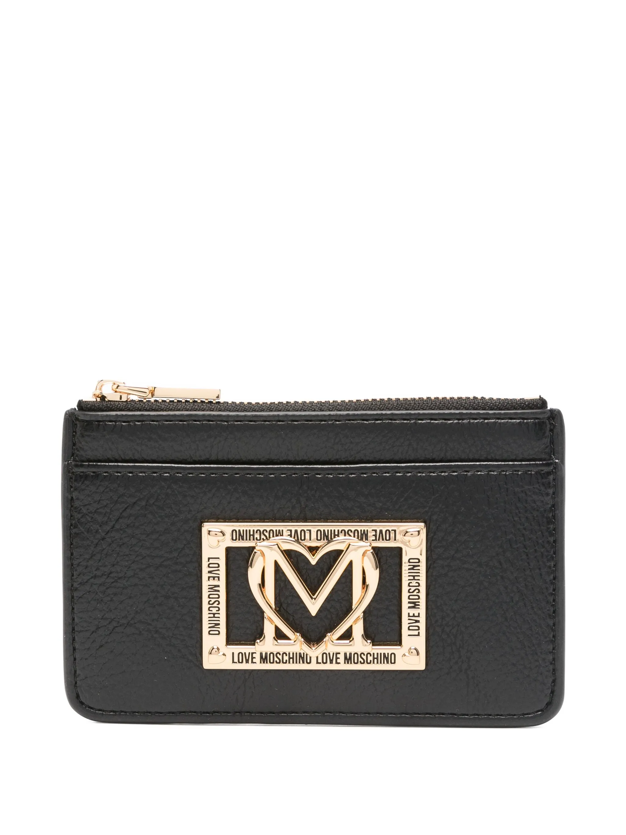 

Картхолдер с логотипом Love Moschino, черный