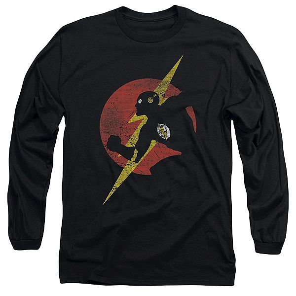 

Футболка с длинным рукавом Justice League of America с символом Flash Licensed Character
