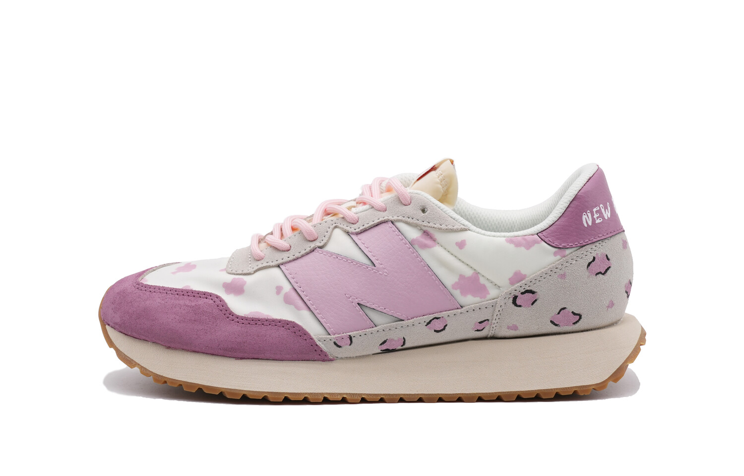 

Кроссовки New Balance NB 237 Lifestyle Shoes Unisex Low-top White/pink, белый