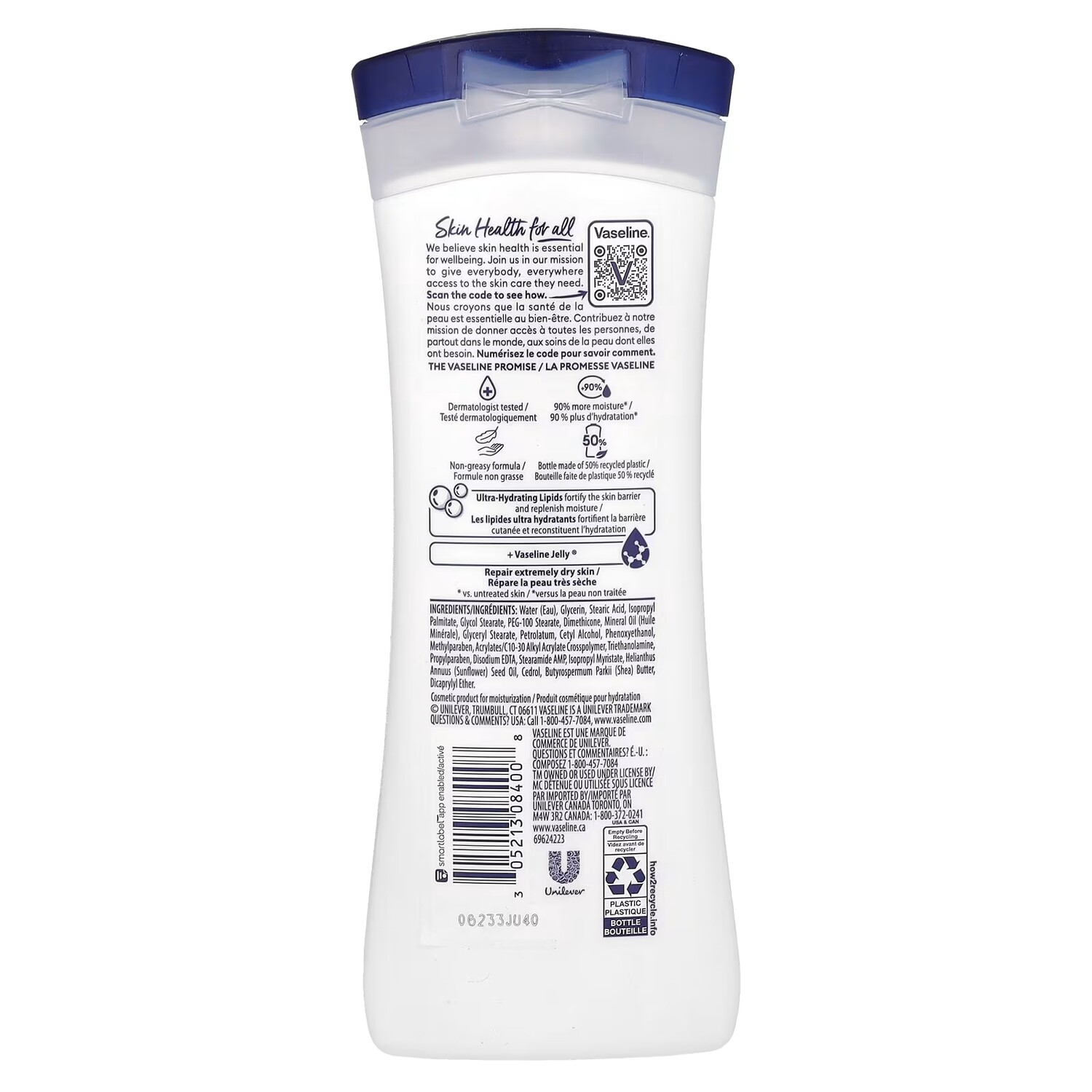 Лосьон для интенсивной терапии Vaseline Advanced Repair без запаха, 10 жидких унций (295 мл) — фото 2