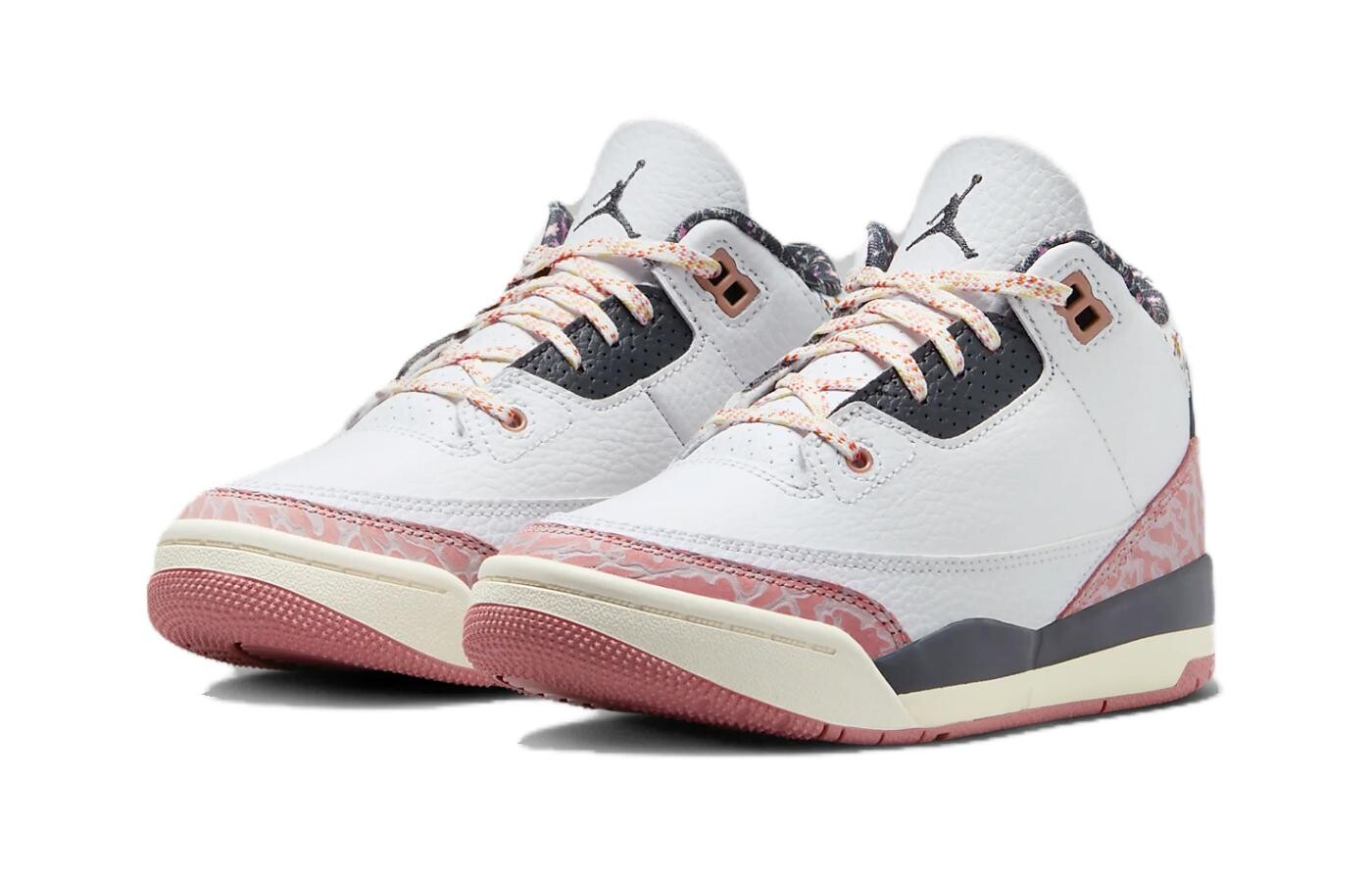 

Jordan Air Jordan 3 Детские баскетбольные кроссовки PS, White