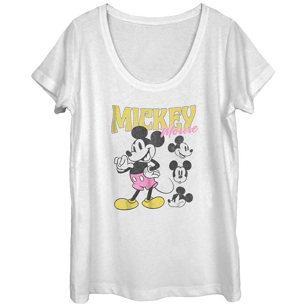 

Детская футболка с круглым вырезом Disney's Mickey Mouse Pose, белый