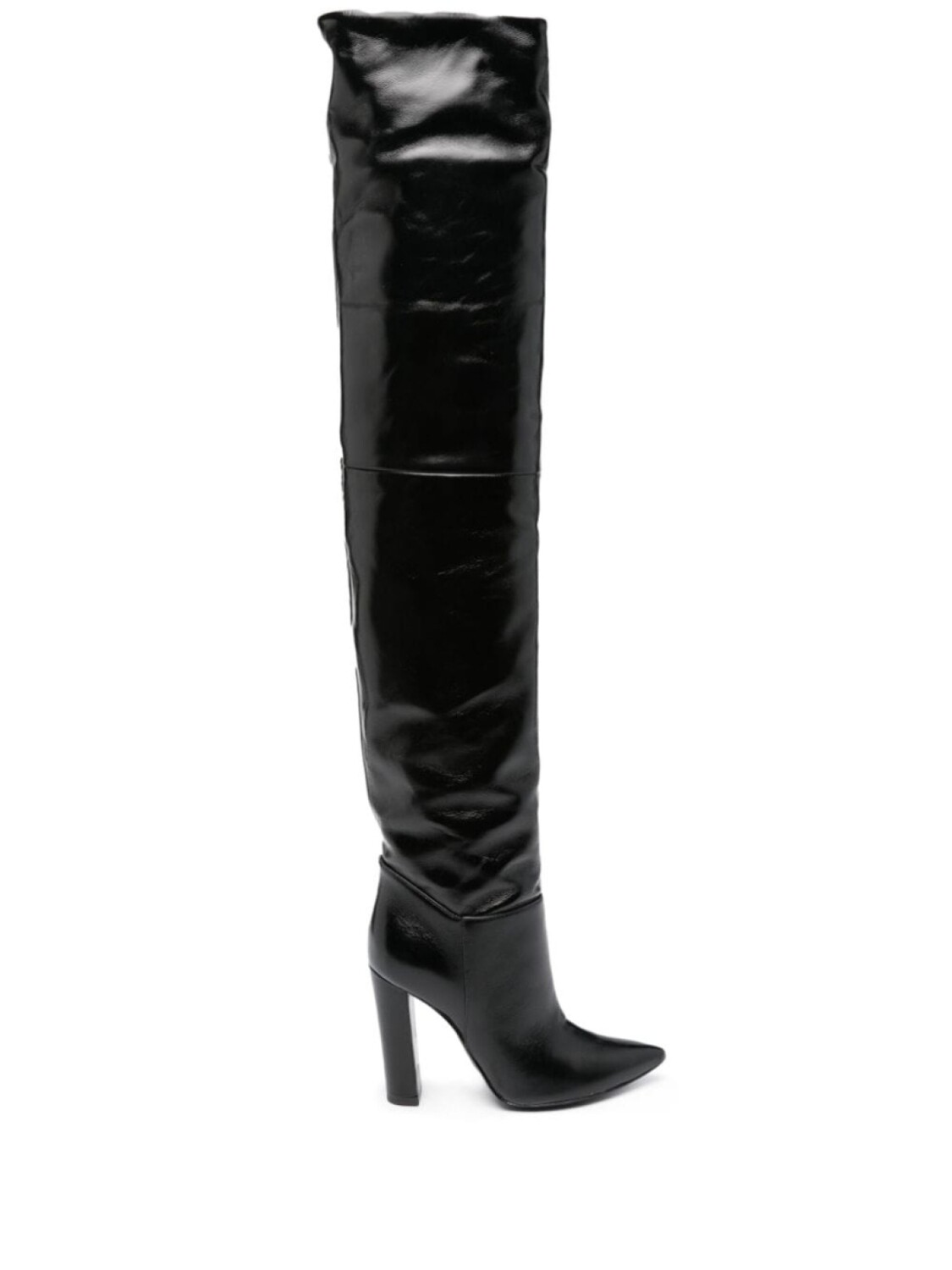 

Philosophy Di Lorenzo Serafini 120mm leather pointy-toe boots, черный