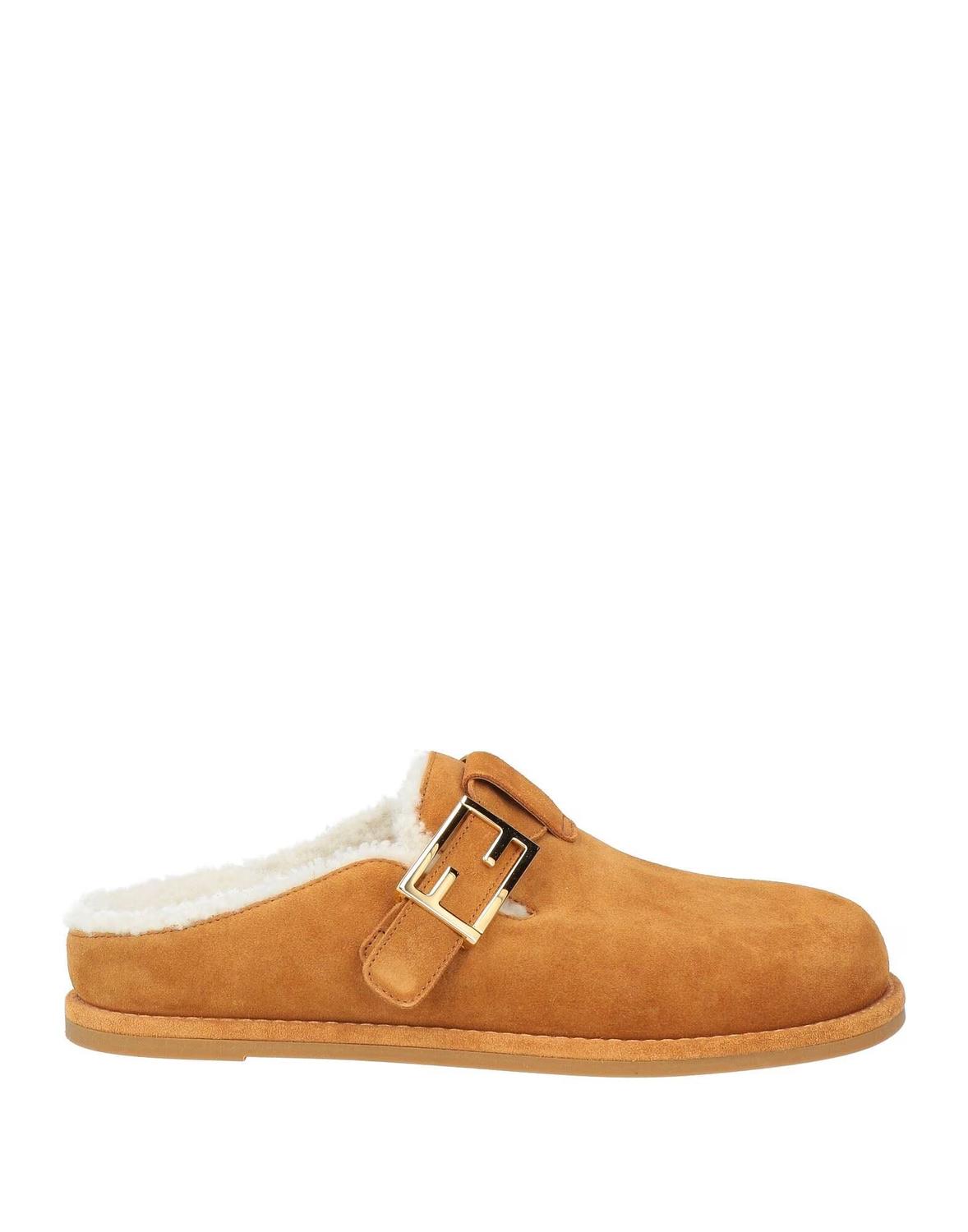 Сабо Fendi, коричневый