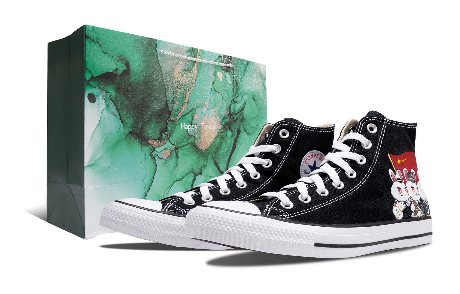 

Chuck Taylor All Star Canvas Shoes Unisex High-top White/red Converse