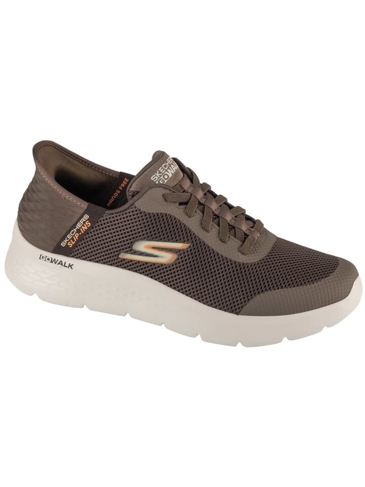 

Низкие кроссовки Skechers Slip Ins Go Walk Flex Hands Up, коричневый
