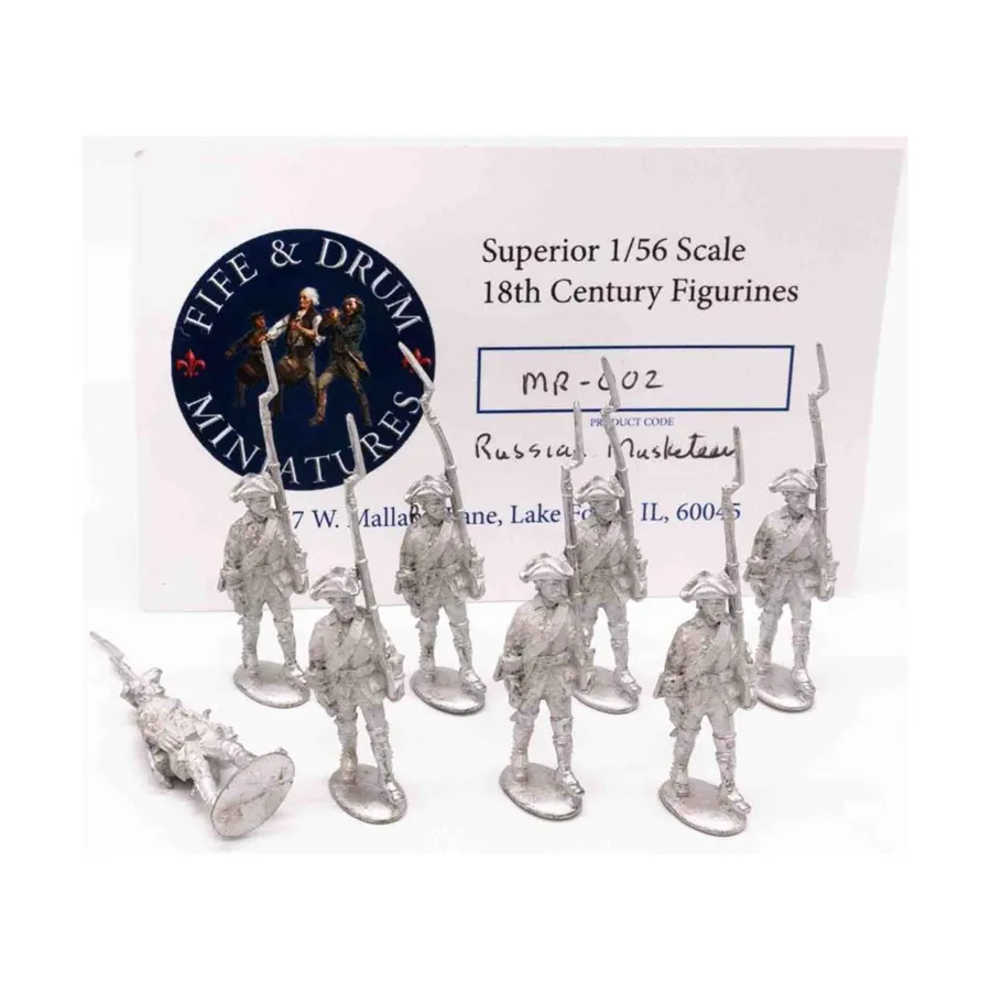 

Русские мушкетеры, Historical Miniatures (28mm) (Fife & Drum Miniatures)
