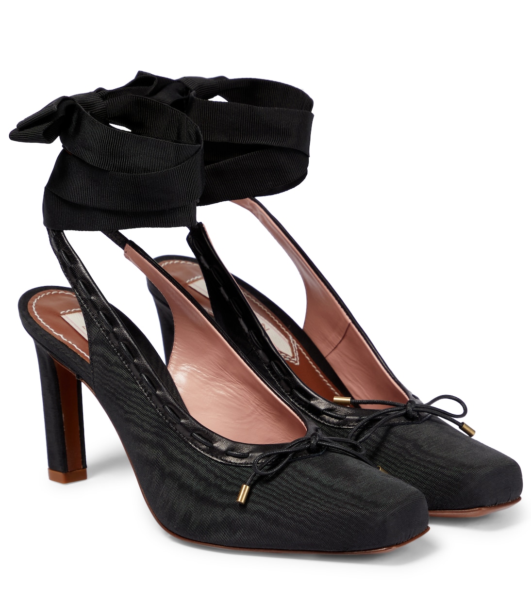 Туфли-лодочки Chisel Toe Ballerina 85 Zimmermann, черный