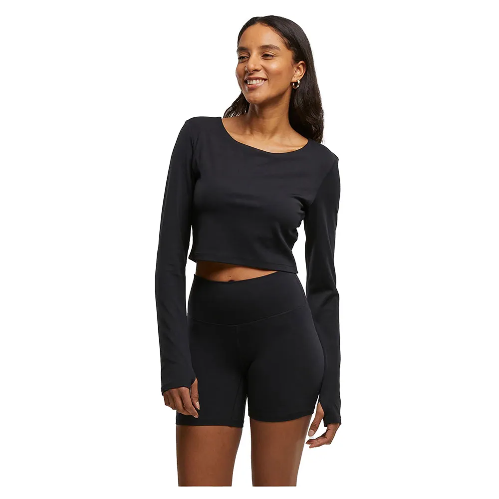 

Футболка с длинным рукавом Urban Classics Sports, черный