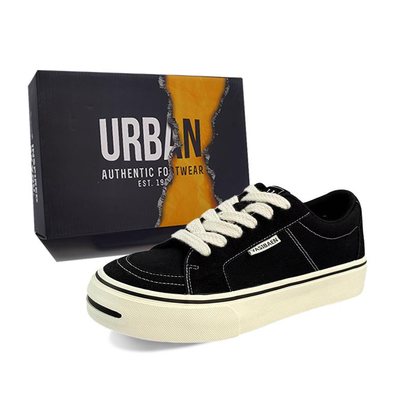 

Кеды Anti Slip Wear Resistant Low Top Canvas Shoes Men's URBAN AUTHENTIC, черный