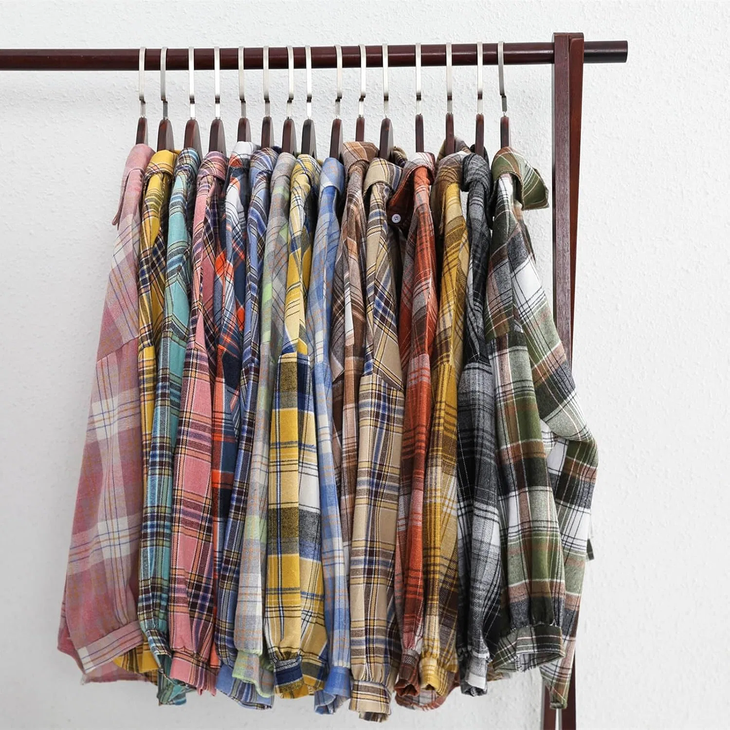 Футболка с длинным рукавом, повседневная, Check Shirt, коричневый — фото 4