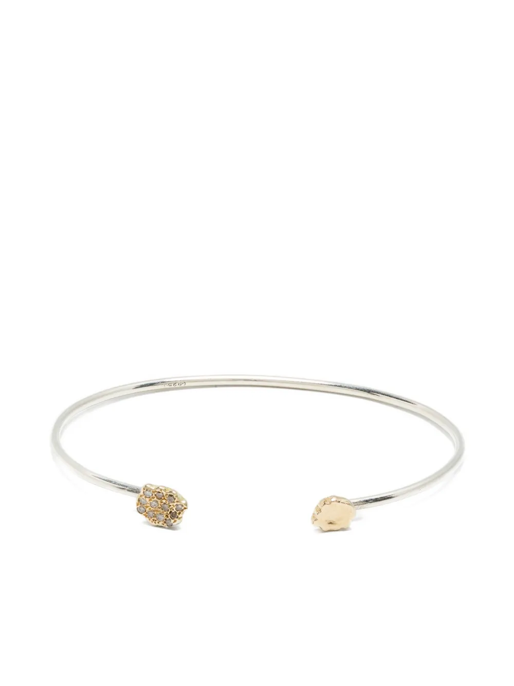 

Браслет из желтого золота с бриллиантами Rosa Maria, серебряный