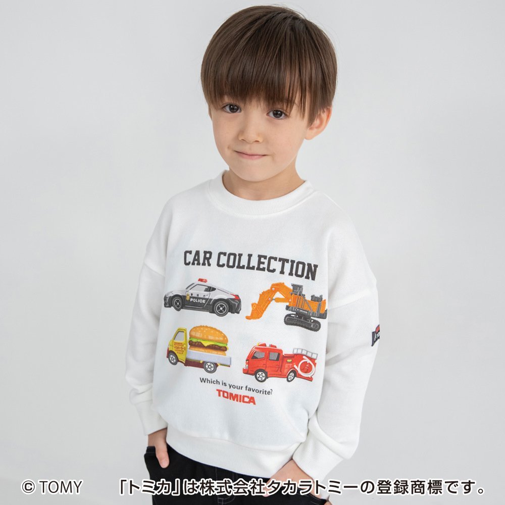 Толстовка с принтом TOMICA/Tomica* Branshes, ivory