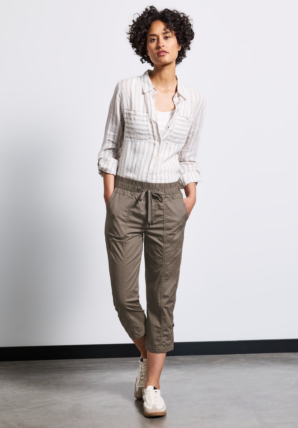 

Шорты MIT TURN-UP - Trousers Street One, цвет Braun