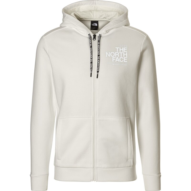 

Толстовка с капюшоном m new blanca peak poly cotton fz hd The North Face, серый